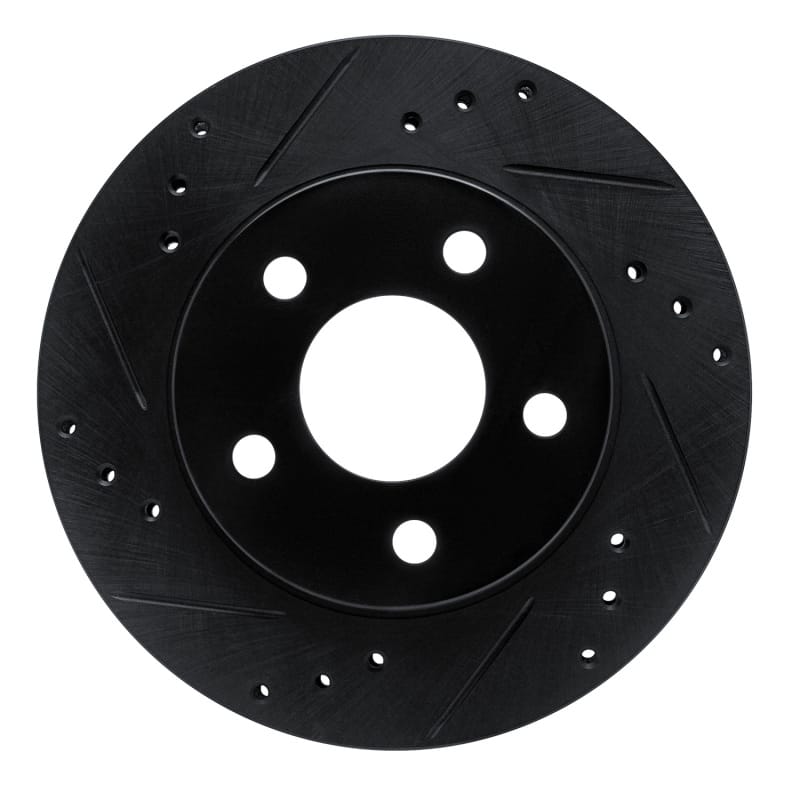 R1 Concepts — R1 86-92 Ford Taurus SHO Rear Left Front Left Drilled & Slotted Black Brake Rotor
R1 Brake Rotor Drill