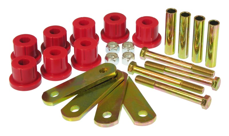 Prothane — Prothane 67-81 Chevy Camaro HD Shackle Bushings - Red
SPRING/SHACKLE BUSH