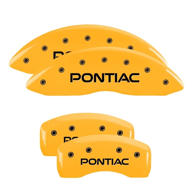 MGP — MGP 4 Caliper Covers Engraved Front & Rear Pontiac Yellow Finish Black Char 2004 Pontiac Bonneville
Caliper Covers