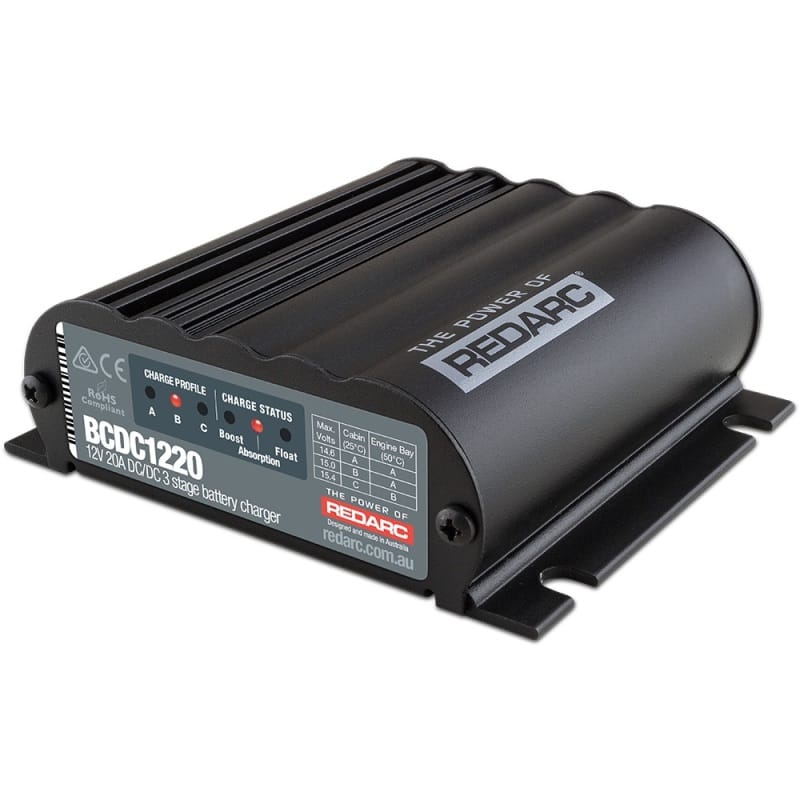 REDARC — REDARC DC/DC 3-Stage In-Vehicle Battery Charger - 12V 20A