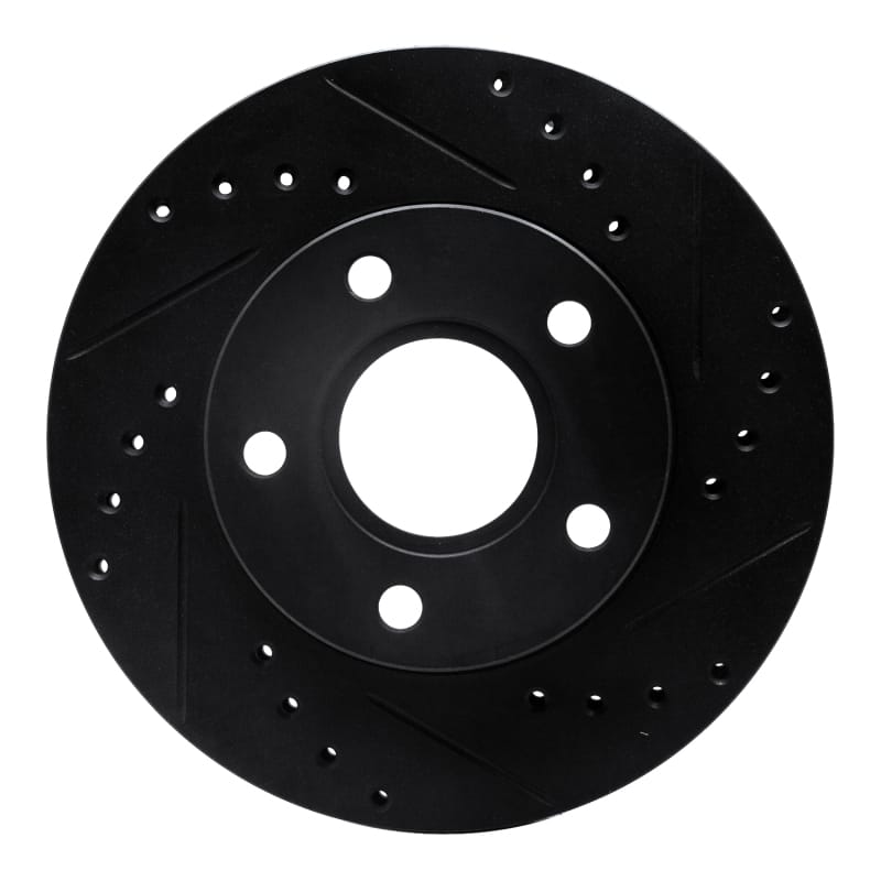R1 Concepts — R1 88-89 Merkur SCORPIO Front Left Drilled & Slotted Black Brake Rotor
R1 Brake Rotor Drill