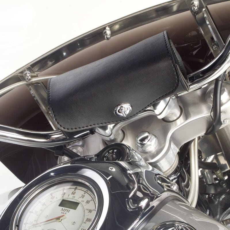 Willie & Max — Willie & Max Universal Revolution Handlebar Bag (7.5 in L x 4 in W x 3 in H) - Black