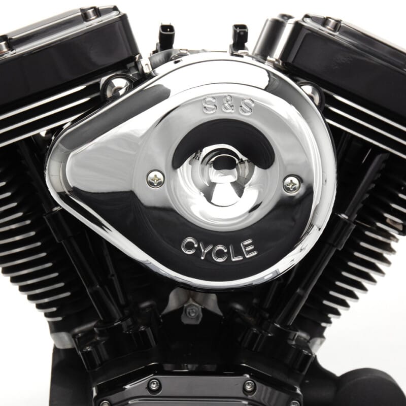 S&S Cycle — S&S Cycle 1999+ BT w/ Super E/G Carb Stealth Air Cleaner Kit w/ Chrome S&S Teardrop