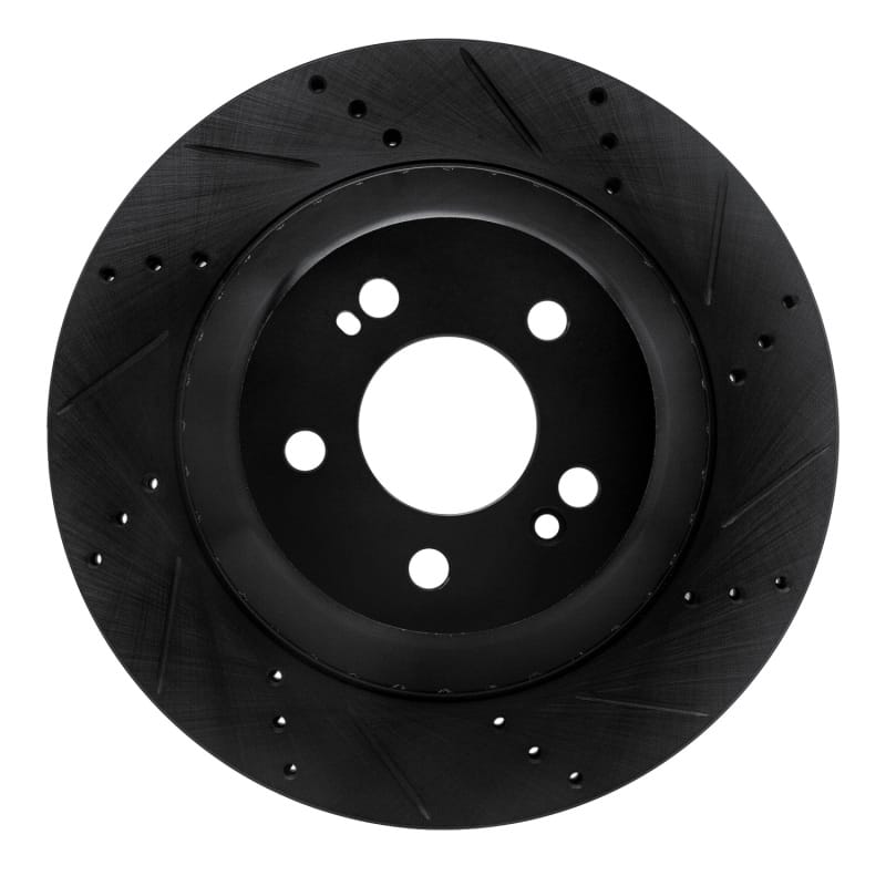 R1 Concepts — R1 15-21 Mercedes-Benz S550 Rear Right Drilled & Slotted Black Brake Rotor
R1 Brake Rotor Drill