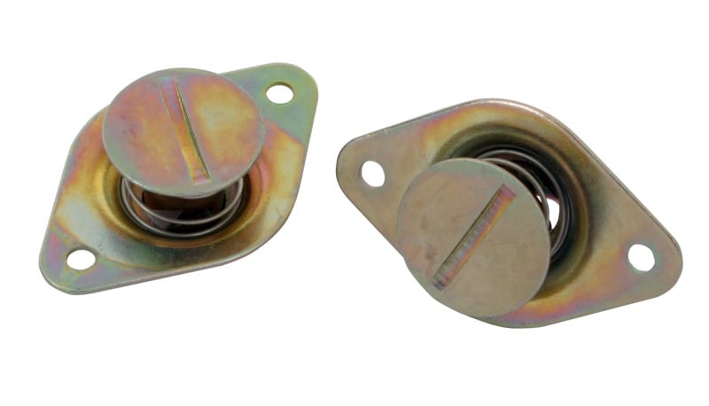 Moroso — Moroso Quick Fastener - Self Ejecting - 7/16in x .500in - Steel - Gold - 10 Pack