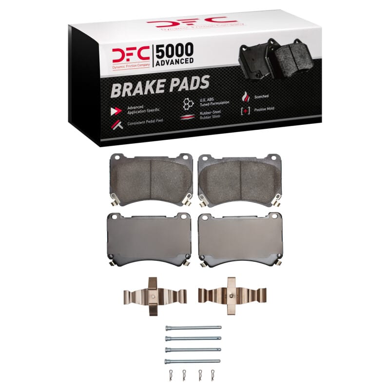 DFC — DFC 09-14 Hyundai Equus Front 5000 Advanced Ceramic Brake Pads and Hardware Kit
DFC Brake Pad Set