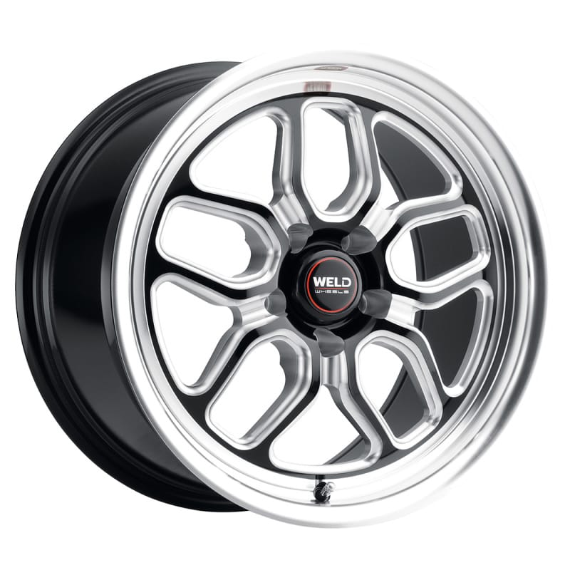 Weld — Weld Racing 17x10 Laguna Drag Wheel 5x127 ET38 BS7.00 Gloss BLK MIL DIA 71.5