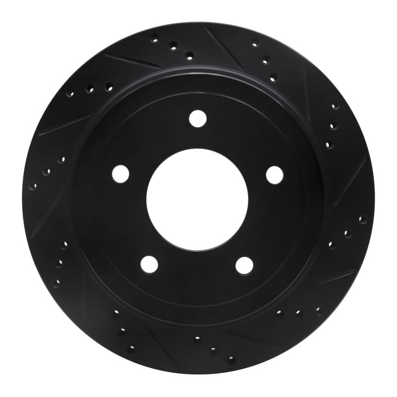 R1 Concepts — R1 04-06 Ford E-150 Club Wagon Rear Right Drilled & Slotted Black Brake Rotor
R1 Brake Rotor Drill
