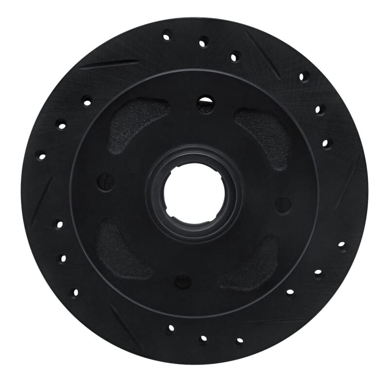 R1 Concepts — R1 79-83 Mazda RX-7 Front Right Drilled & Slotted Black Brake Rotor
R1 Brake Rotor Drill