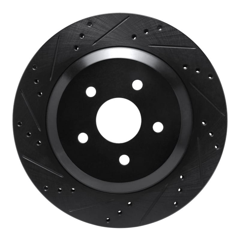 R1 Concepts — R1 04-07 Ford Freestar Rear Left Drilled & Slotted Black Brake Rotor
R1 Brake Rotor Drill