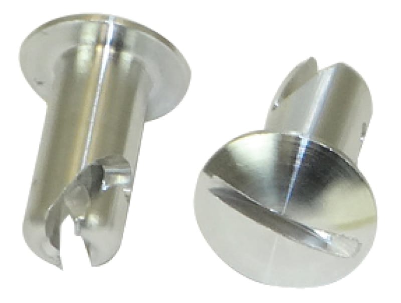 Moroso — Moroso Quick Fastener - Oval Head - 5/16in x .500in - Aluminum - 10 Pack