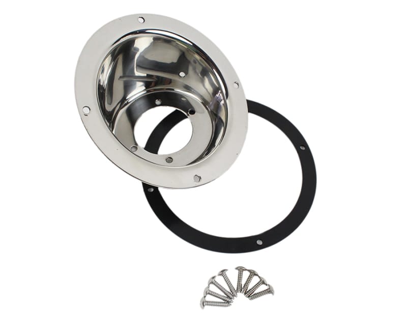 Kentrol — Kentrol 97-06 Jeep Wrangler TJ Gas Filler Neck - Polished Silver