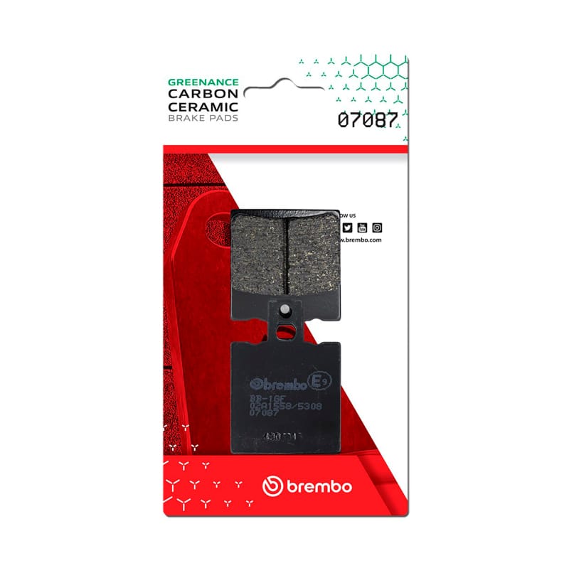 Brembo OE Powersports — Brembo OE Aprilia Leonardo/Aprilia Sr Carbon Ceramic Brake Pad - Front
