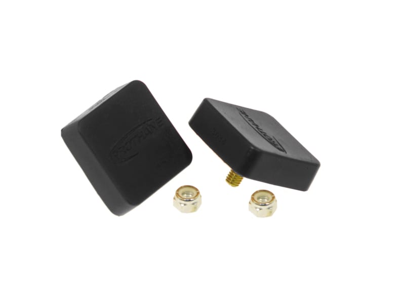 Prothane — Prothane Universal Bump Stop 5/8X2X2 Sqr w/ Ctr Stud - Black
BUMP STOPS