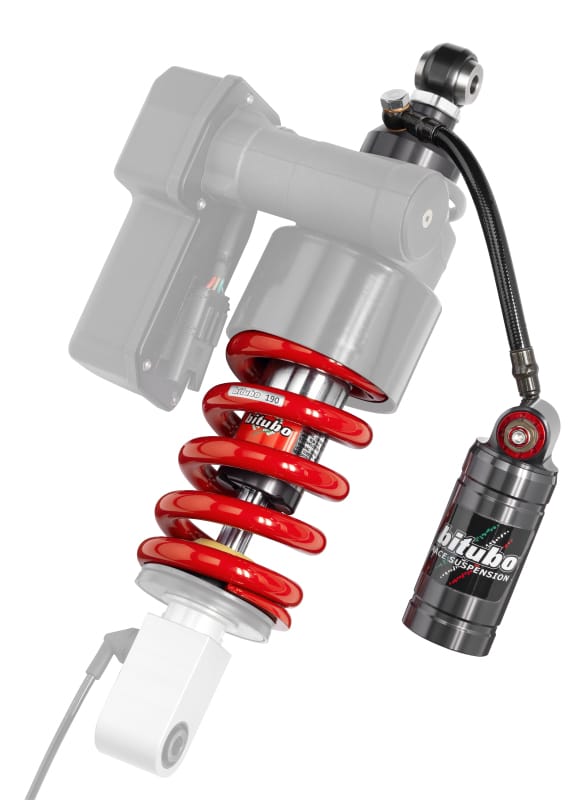 Bitubo Suspension — Bitubo VXU Rear Monoshock For Showa With Remote Tank, Provided With Bitubo Spring