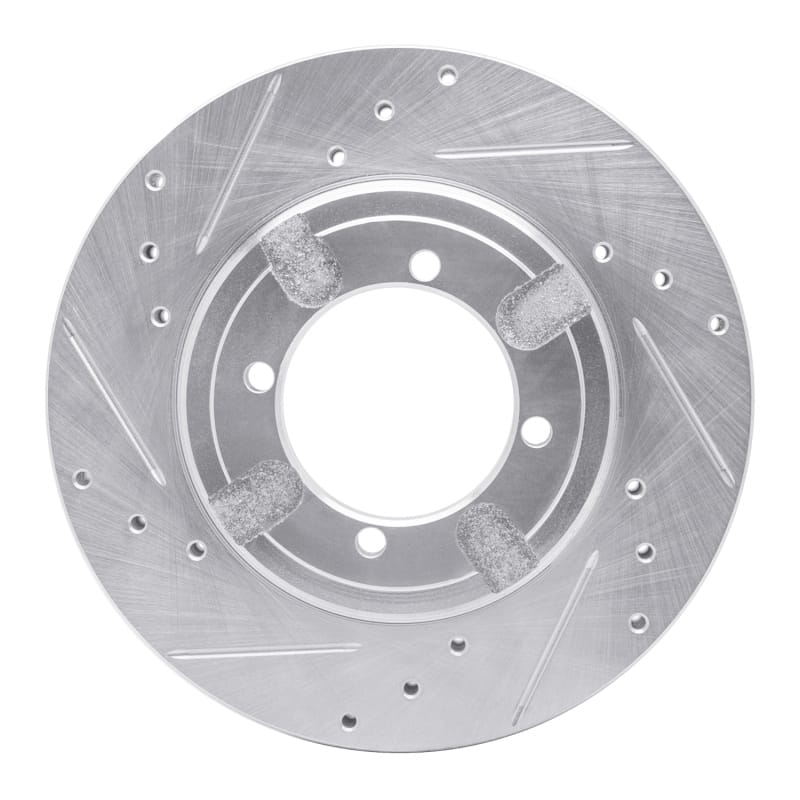 R1 Concepts — R1 84-90 Dodge COLT Front Left Drilled & Slotted Silver Brake Rotor
R1 Brake Rotor Drill