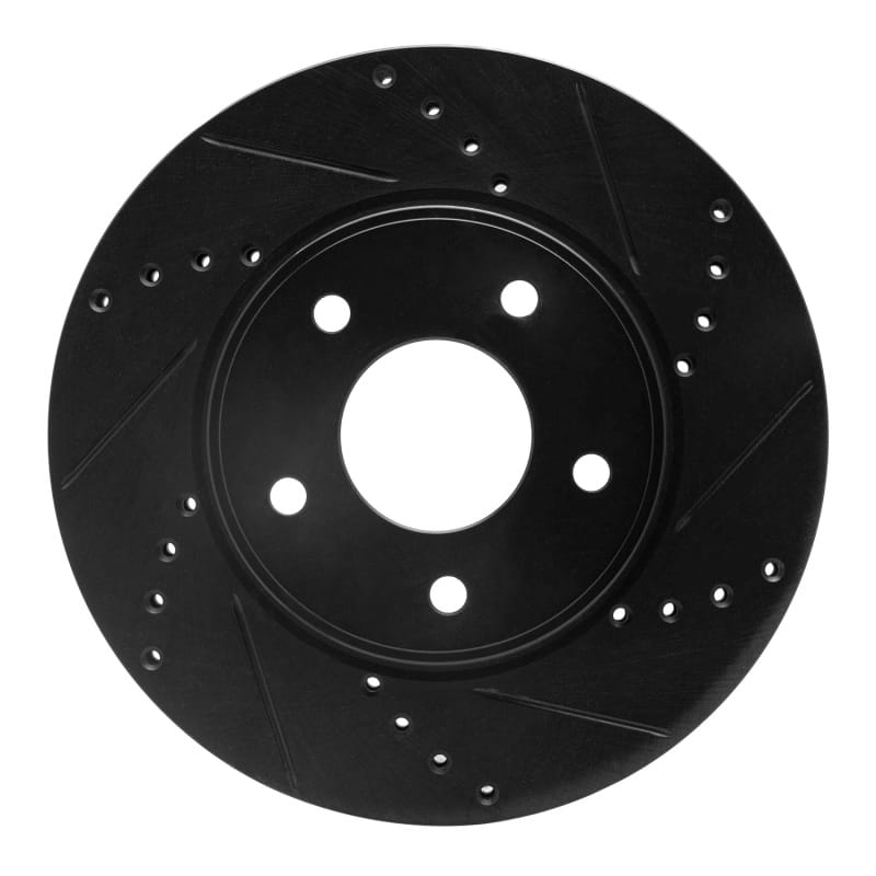 R1 Concepts — R1 11-25 Chevrolet City Express Front Right Drilled & Slotted Black Brake Rotor
R1 Brake Rotor Drill