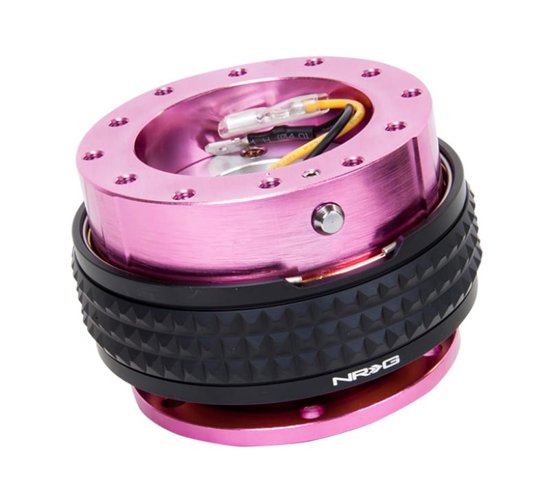 NRG — NRG Quick Release Kit - Pyramid Edition - Pink Body / Black Pyramid Ring