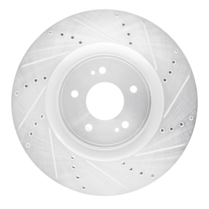 R1 Concepts — R1 08-15 Mitsubishi Lancer Front Right Drilled & Slotted Silver Brake Rotor
R1 Brake Rotor Drill