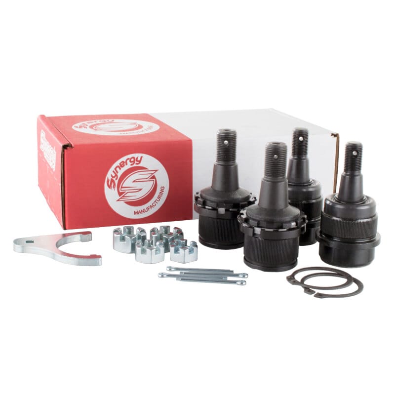 Synergy Mfg — Synergy 03-13 Dodge Ram 1500/2500/3500 HD 4x4 Knurled Adjustable Ball Joint Kit