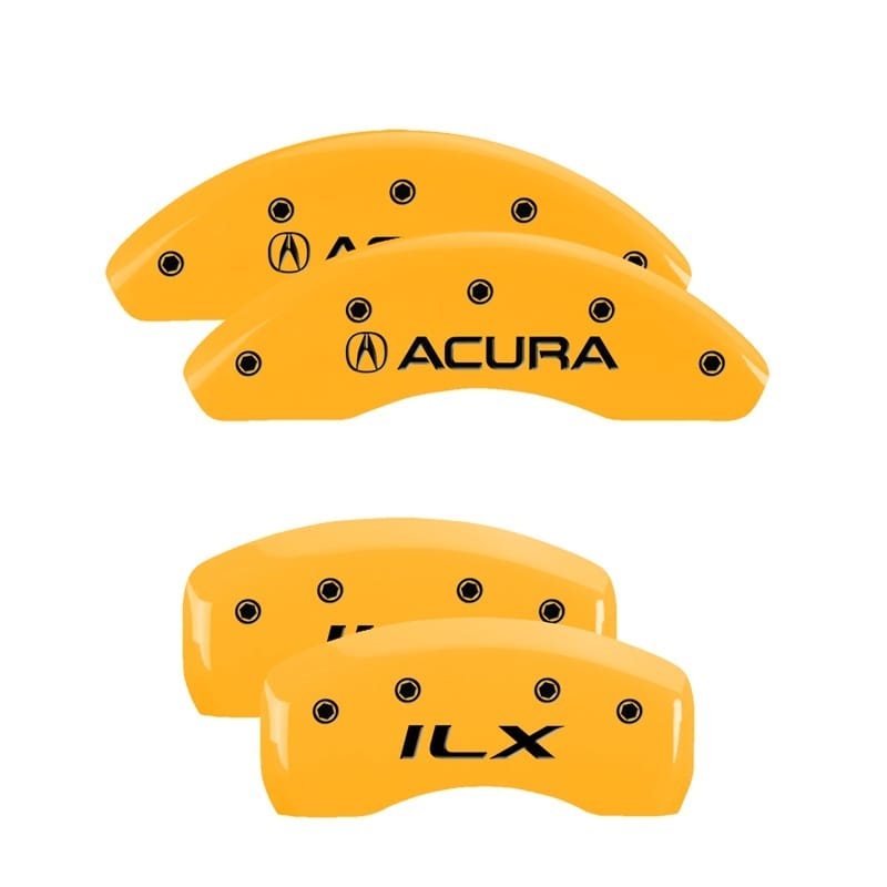 MGP — MGP 4 Caliper Covers Engraved Front Acura Engraved Rear ILX Yellow finish black ch
Caliper Covers