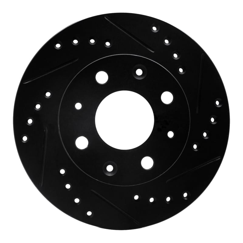 R1 Concepts — R1 82-83 Honda Accord Sedan Front Right Drilled & Slotted Black Brake Rotor
R1 Brake Rotor Drill