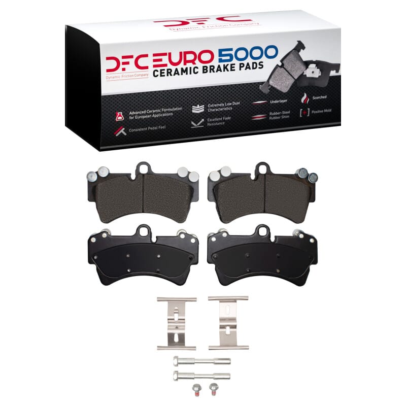 DFC — DFC 03-15 Audi Q7 Front Euro 5000 Ceramic Brake Pads and Hardware Kit
DFC EURO Pads + HW