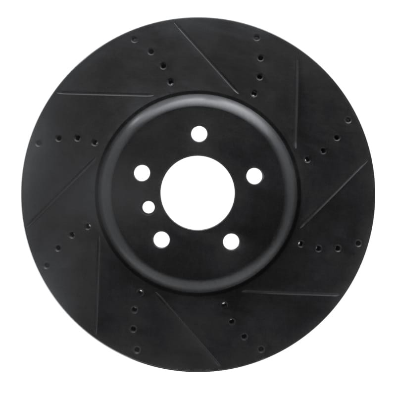 R1 Concepts — R1 09-17 BMW 550I GT Right Front Drilled & Slotted Black Brake Rotor
R1 Brake Rotor Drill