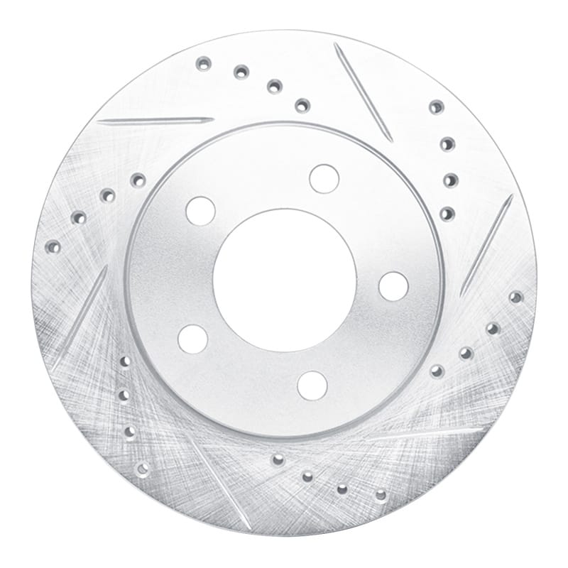 R1 Concepts — R1 70-93 Ford Taurus (Excl SHO) Front Right Drilled & Slotted Silver Brake Rotor
R1 Brake Rotor Drill