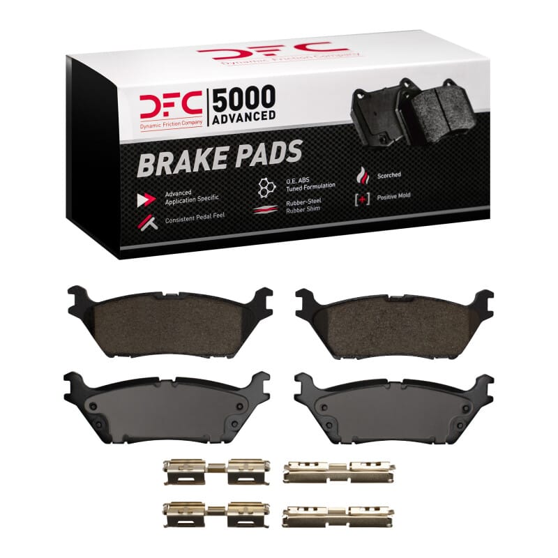 DFC — DFC 15-21 Ford F-150 RWD Rear 5000 Advanced Ceramic Brake Pads and Hardware Kit
DFC Brake Pad Set