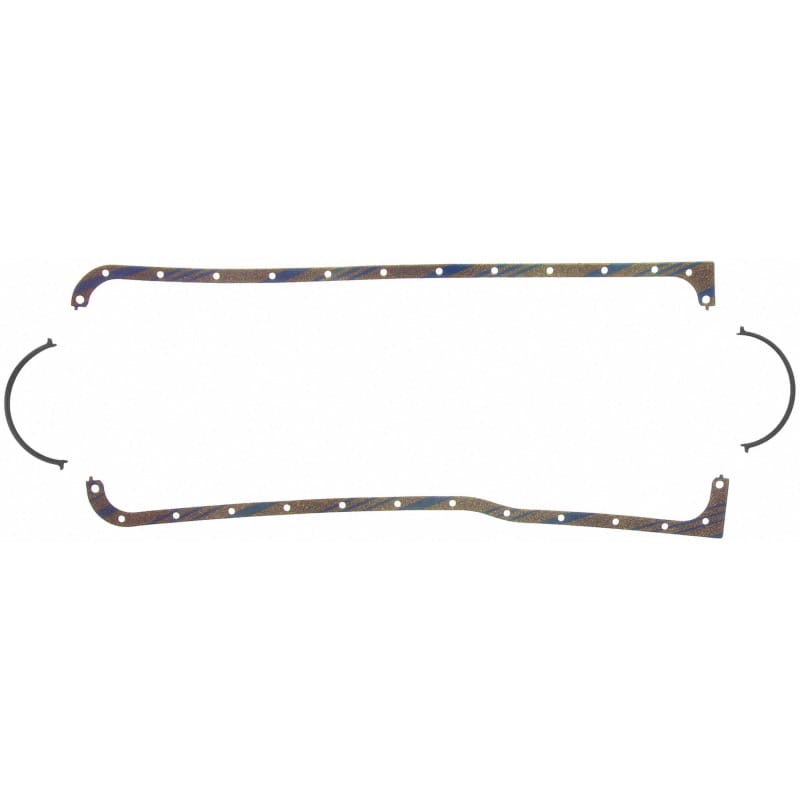 Fel-Pro — Fel-Pro Ford Maverick OS 30217 C Engine Oil Pan Gasket Set Blue Stripe cork-rubber