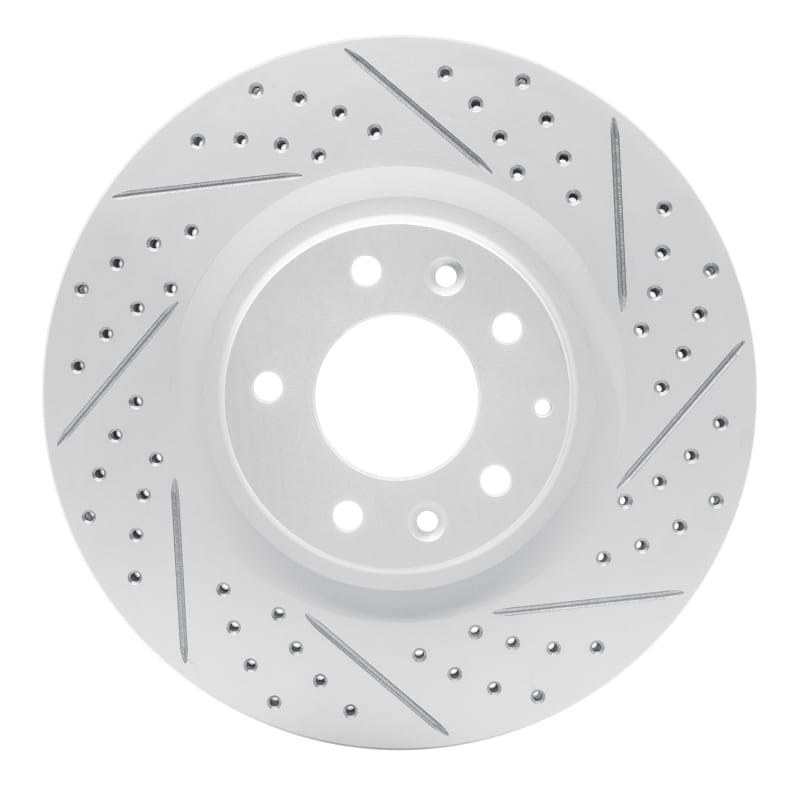 R1 Concepts — R1 04-11 Mazda Rx-8 Front Right Drilled & Slotted Geo-Carbon Rotor