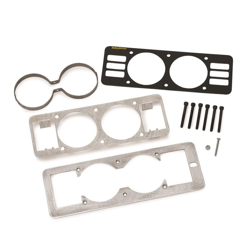 AutoMeter — Autometer 87-93 Ford Mustang Black Dual Gauge Cage w/ Vents
2-5/8" DUAL GAUGE CA