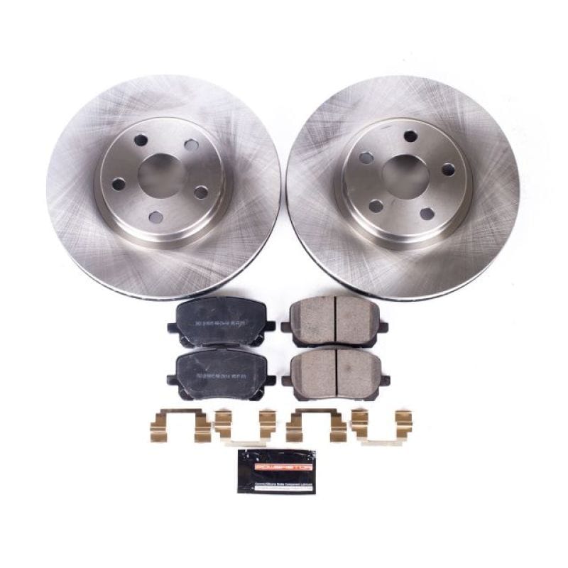 PowerStop — Power Stop 03-08 Pontiac Vibe Front Autospecialty Brake Kit