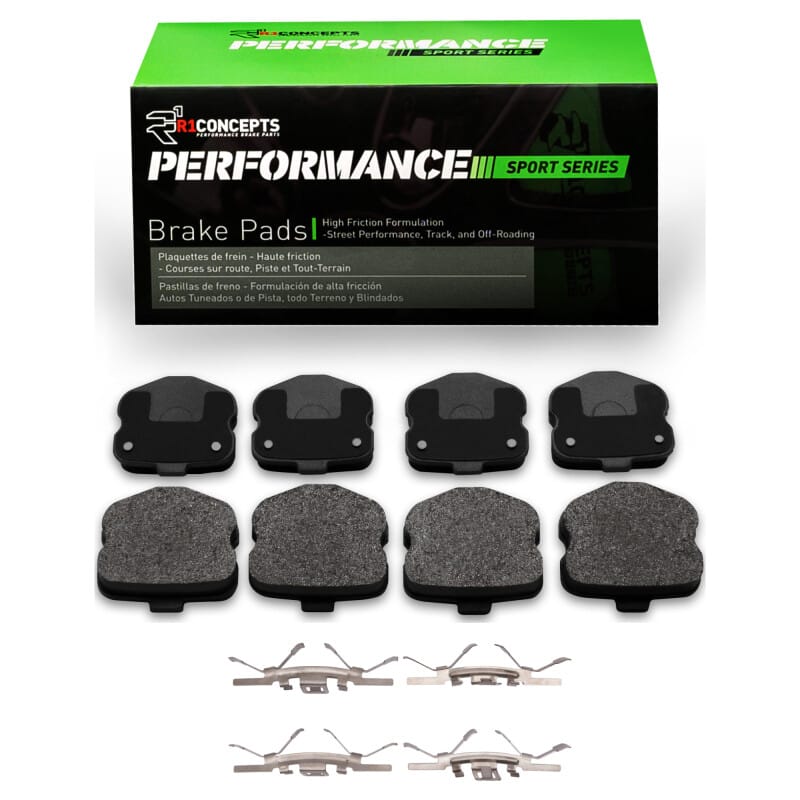 R1 Concepts — R1 06-13 Chevrolet Corvette Rear Performance Sport Pads & Hardware Kit
R1 Performance Sport