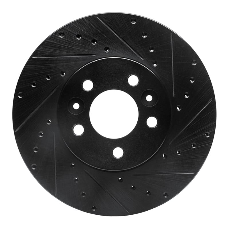 R1 Concepts — R1 98-02 Ford Crown Victoria Front Right Drilled & Slotted Black Brake Rotor
R1 Brake Rotor Drill