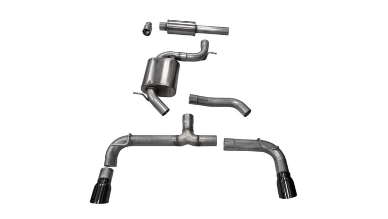CORSA Performance — Corsa 14-16 Volkswagen GTI Mk7 Black Sport 3.0in Cat-Back Dual Rear Exit with Single Pro-Series Tips
Exhaust