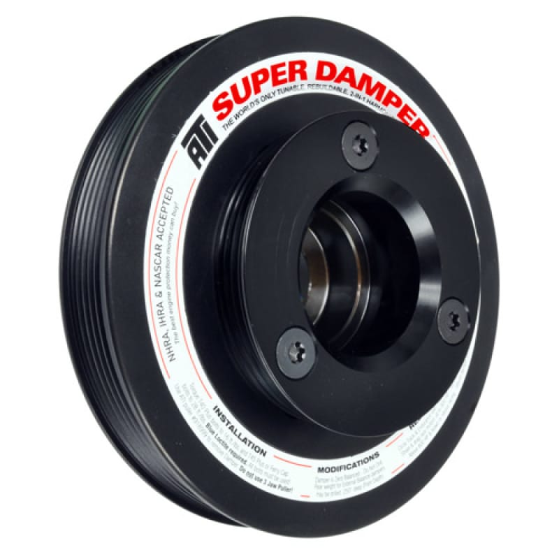 ATI — ATI Damper - 6.78in - Alum - 4 & 6 Grv - Honda H22 - Street - 4 Percent & 9 Percent OD Sizes