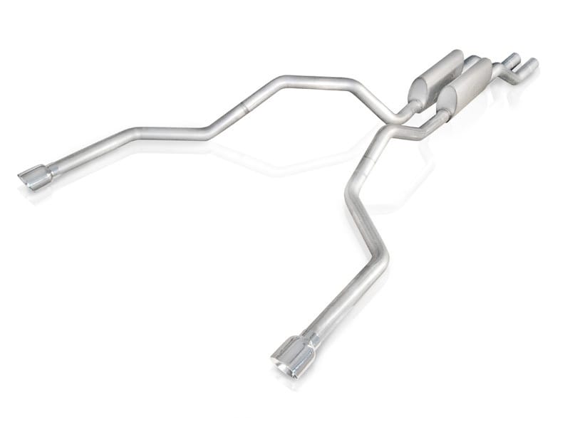 Stainless Works — Stainless Works 2004-08 F150 5.4L Exhaust 2-1/2in Chambered Mufflers Under Bumper Exit
Exhaust System
