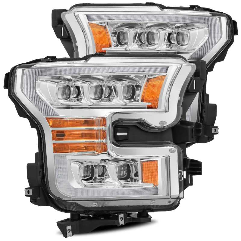 AlphaRex — AlphaRex 11-16 Ford F-350 SD NOVA LED Proj Headlights Plank Style Chrm w/Activ Light/Seq Signal
Projector Headlights
