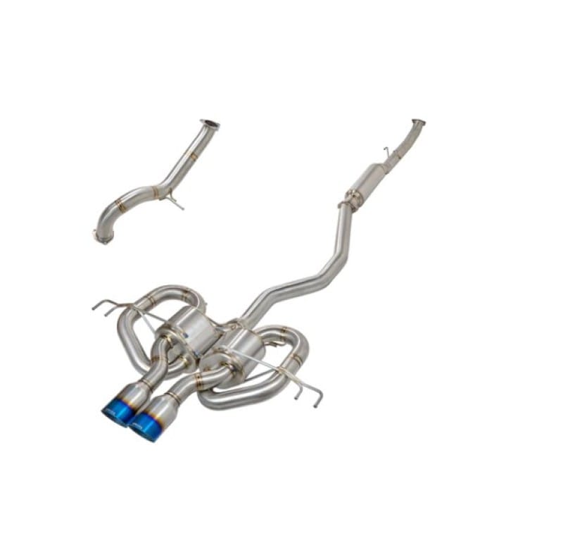 Remark — Remark 17-21 Honda Civic Type-R (FK8) Sports Touring Titanium Catback Exhaust w/ Front Pipe