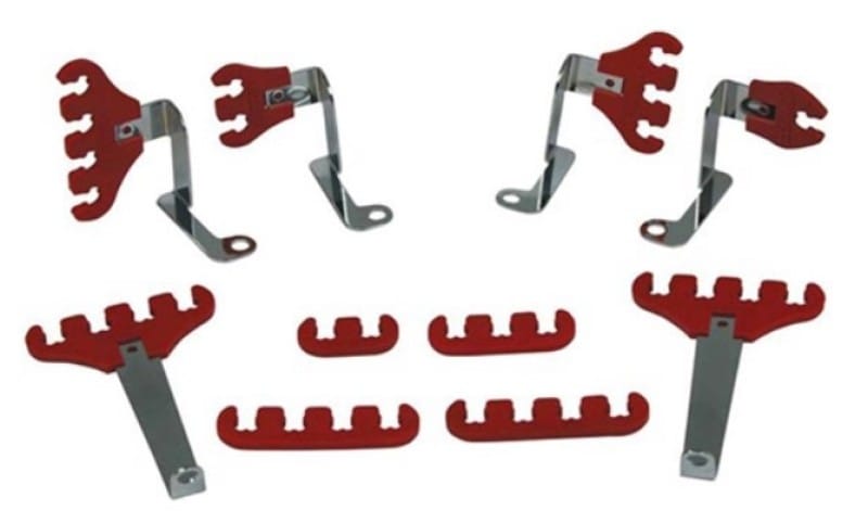 Moroso — Moroso Ford Small Block Ignition Wire Loom Kit - 7-9mm - Red