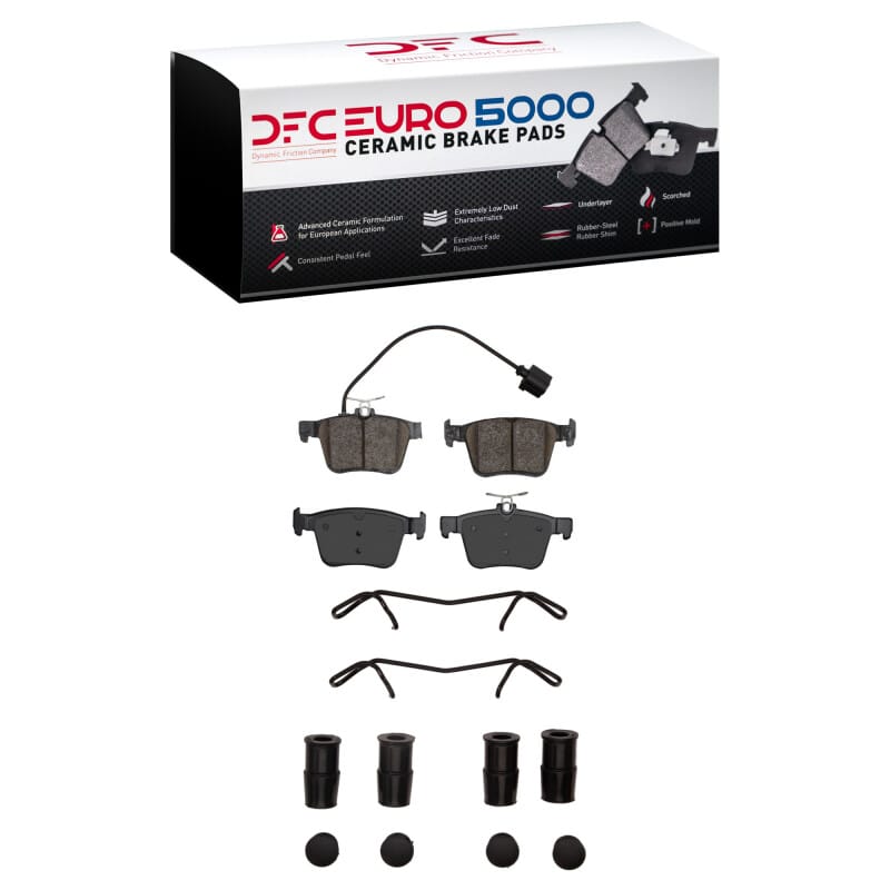 DFC — DFC 17-22 Audi RS3 Rear Euro 5000 Ceramic Brake Pads and Hardware Kit
DFC EURO Pads + HW