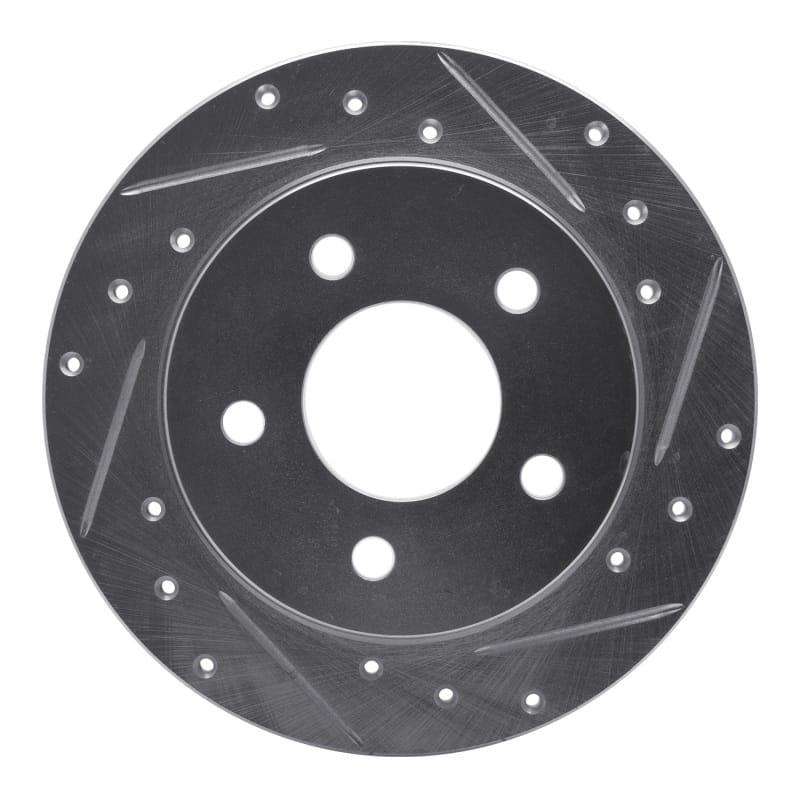 R1 Concepts — R1 94-04 Ford Mustang Rear Right Drilled & Slotted Silver Brake Rotor
R1 Brake Rotor Drill