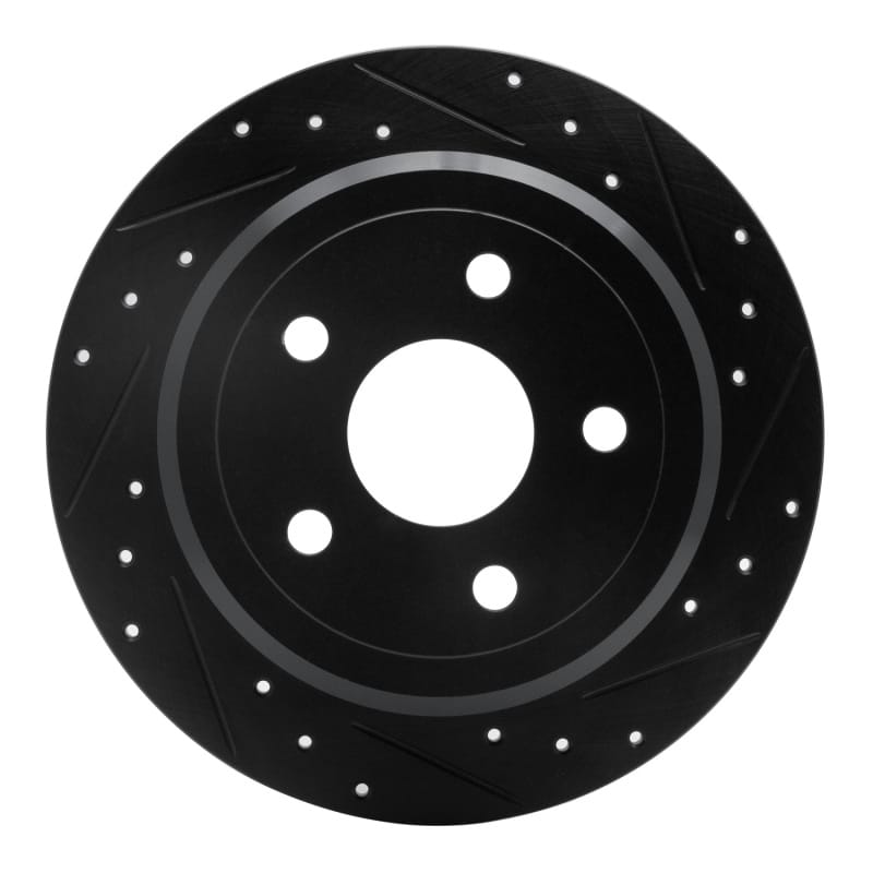 R1 Concepts — R1 2007-2018 Jeep Wrangler Rear Right Drilled & Slotted Black Brake Rotor
R1 Brake Rotor Drill
