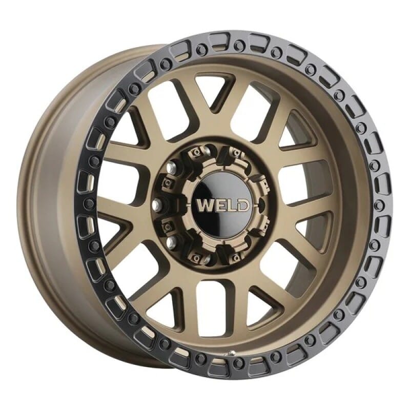 Weld — Weld Off-Road W115 20X10 Cinch8x170 ET -18 BS 4.75 Satin Bronze / Satin Black Ring 125.1 CB