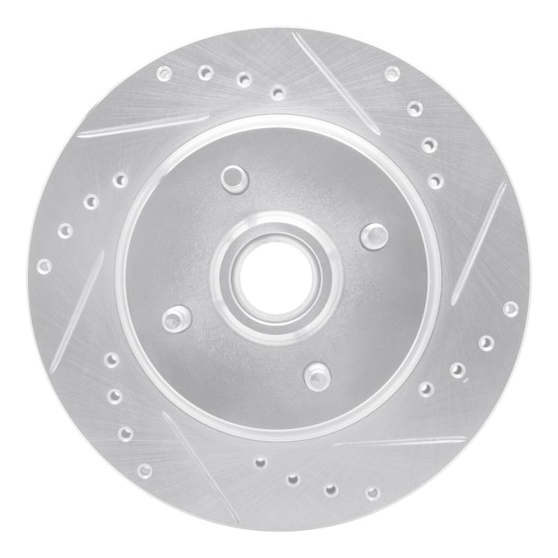 R1 Concepts — R1 93-93 Ford Mustang Front Right Drilled & Slotted Silver Brake Rotor
R1 Brake Rotor Drill