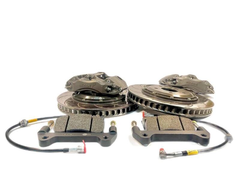 Alcon — Alcon VW GTI SCCA 4 Piston 332x32mm Front Race Kit - Anodized