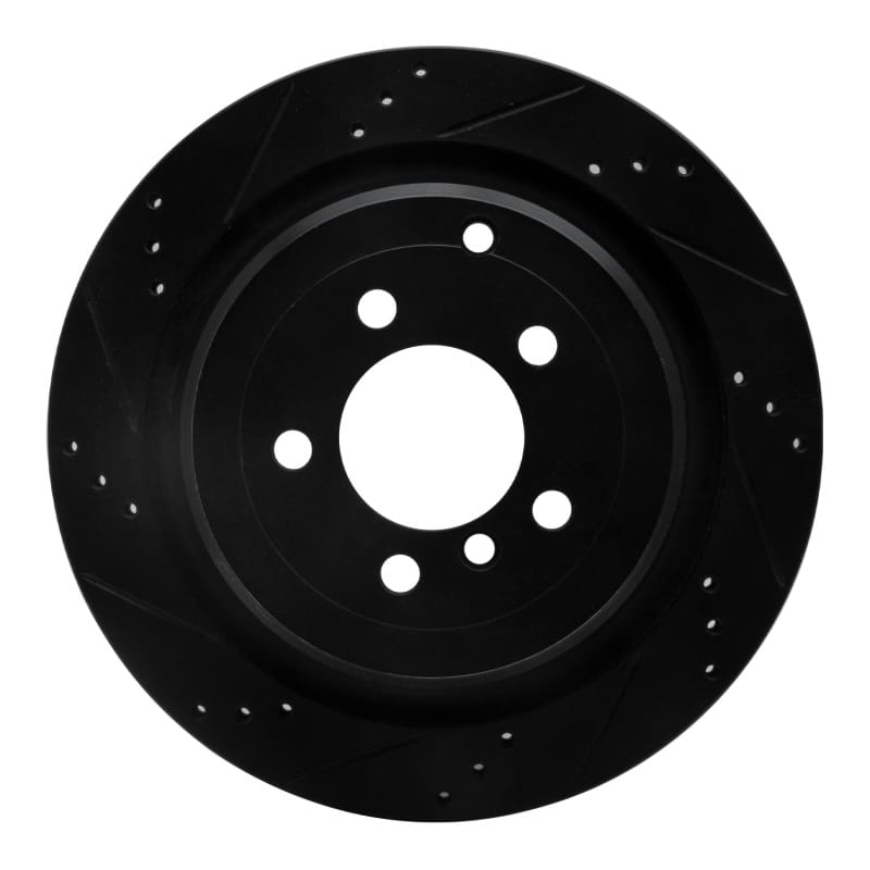 R1 Concepts — R1 06-12 Land Rover Range Rover Rear Left Drilled & Slotted Black Brake Rotor
R1 Brake Rotor Drill
