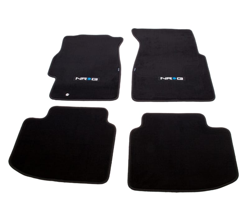 NRG — NRG Floor Mats - 96-00 Honda Civic 2DR & 3DR (EK9 Logo) - 4pc.